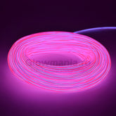 Fir electroluminescent neon flexibil el wire 5 mm culoare roz